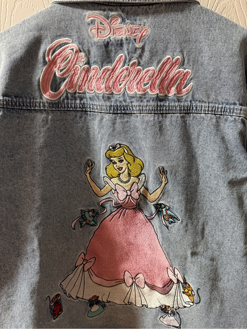 Cakeworthy Disney Princess Cinderella Embroidered Denim Jacket - Picture 3 of 5
